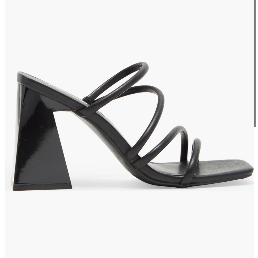 Black Strappy ABOUND Women's Heels 6.5